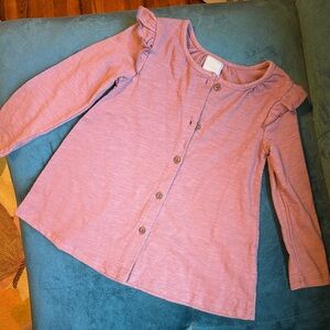 Tahari Kids Pink Ruffled Kids Shirt